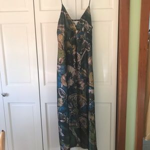 💙💚 Satin Floral Slip Dress 💚💙